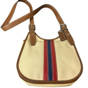 Coach Vintage Canvas Saddlebag Crossboby